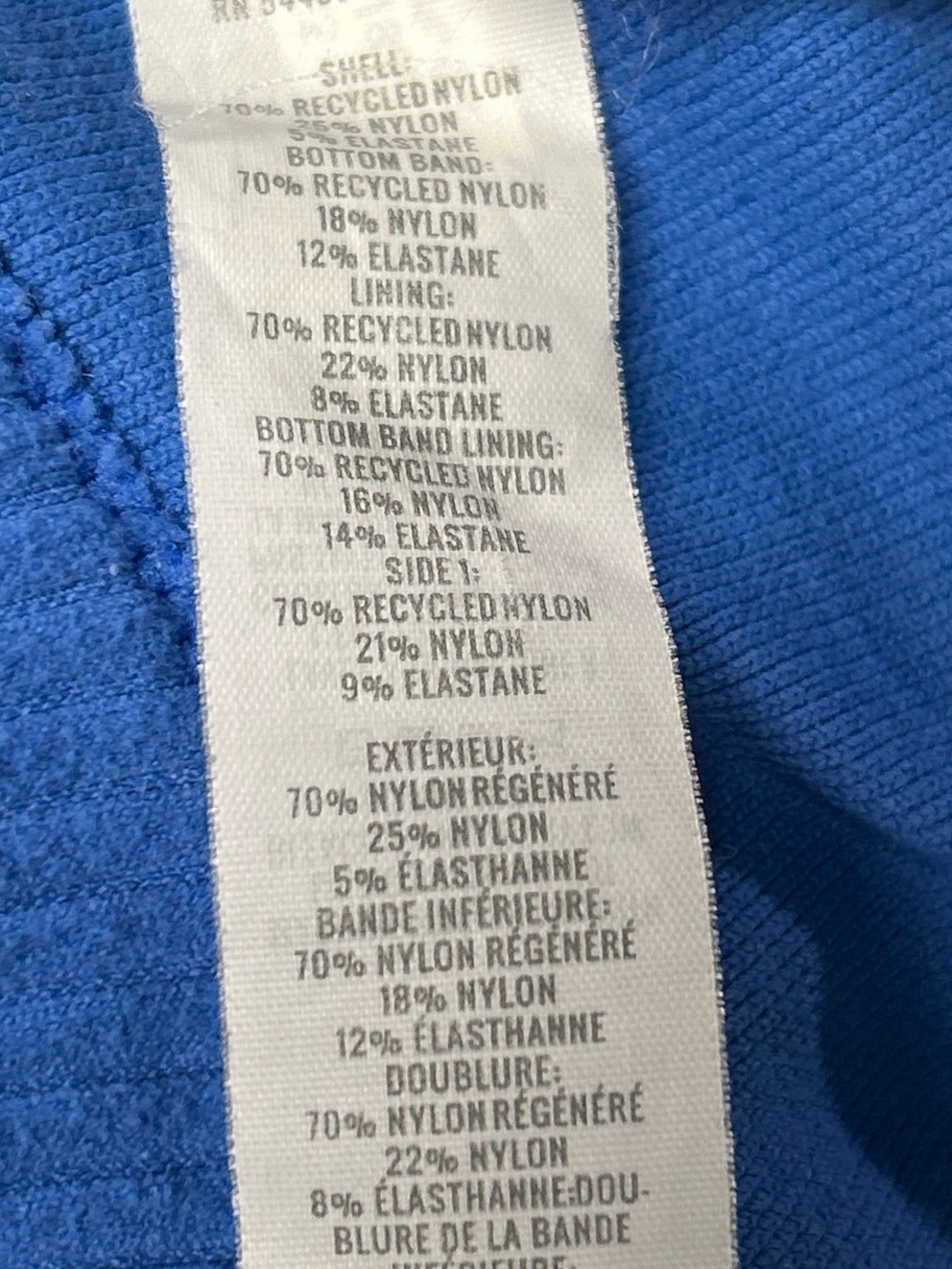 aerie Ribbed High-Neck Crop Tank Top - Bright Blue - Picture 5 of 5
